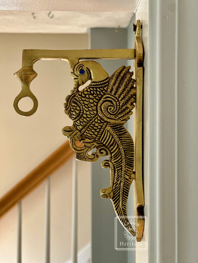 Peacock design Hook hanging lamp, Bracket for décor your entrance