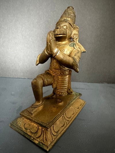 Hanuman statue -Lost Wax Method Sculpture - The Golden Heritage #