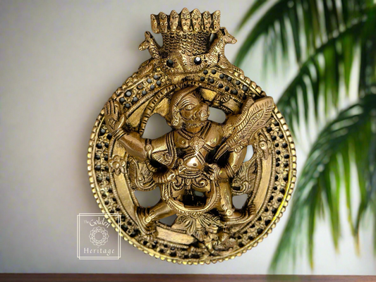 Brass Hanuman wall decoration - The Golden Heritage #