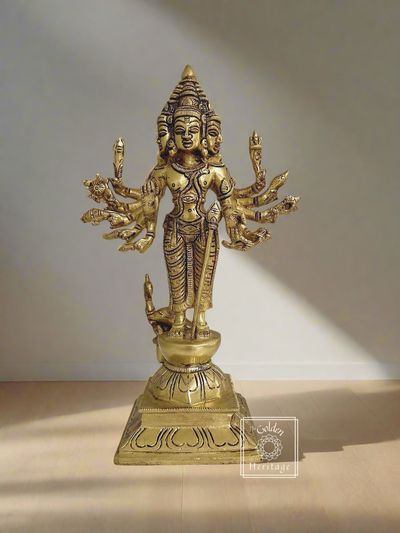 Six Faces of Murugan (Kartikeya), Subrahmanya- 10" - The Golden Heritage #