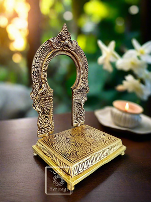 Brass Prabhavali  Temple for your God - The Golden Heritage #