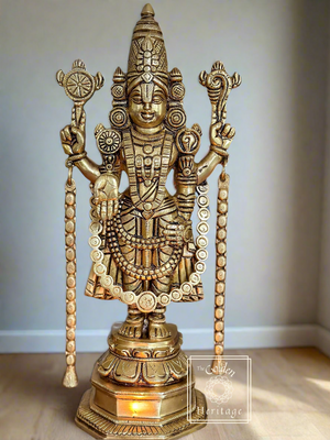 Lord Venkateswara, Balaji idol, Srinivasa Statue - The Golden Heritage #