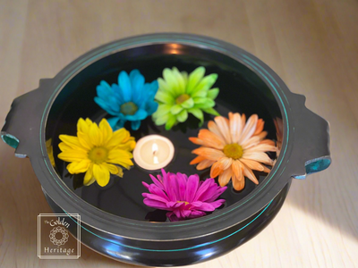 Traditional Brass Urli , South Indian Cooking Utensil - The Golden Heritage #