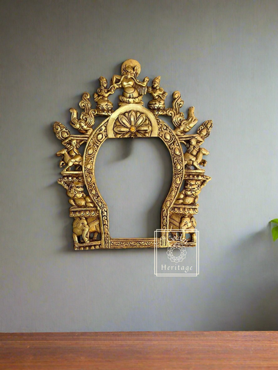 Brass Prabhavali Frame - The Golden Heritage #