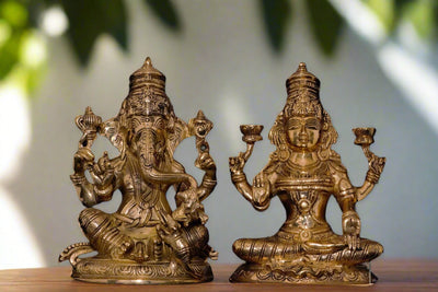 Ganapati -Lakshmi set - The Golden Heritage #